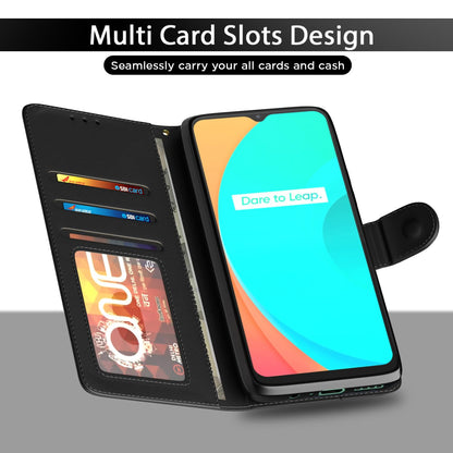 Realme C11 Wallet mobile flip cover in black by Pikkme – photo 5