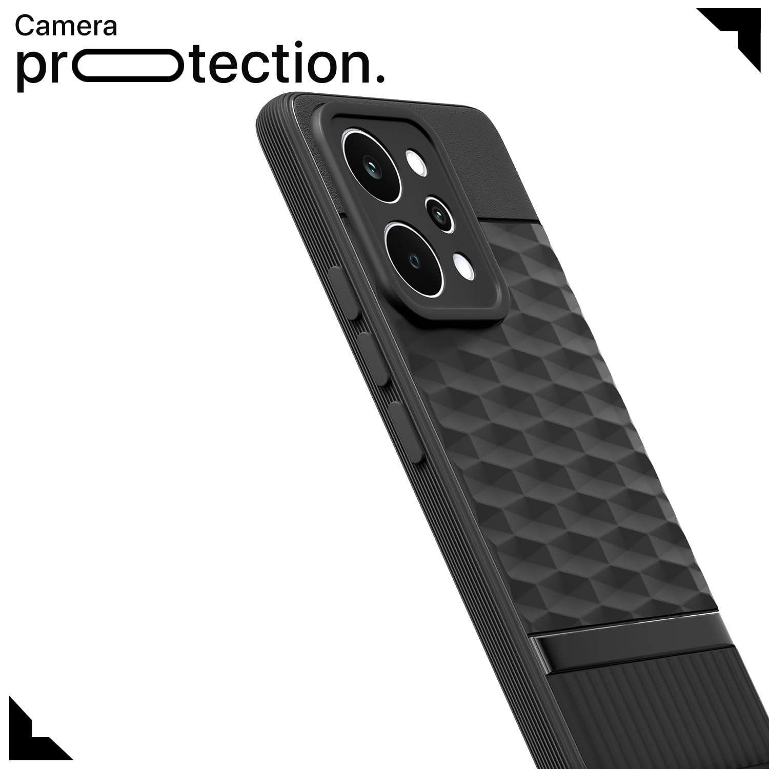 Pikkme Realme P4 Power 5G Silicone black mobile cover – photo 5