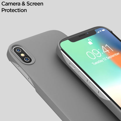 Pikkme  iPhone X/Xs SideCut Back Cover (Grey)