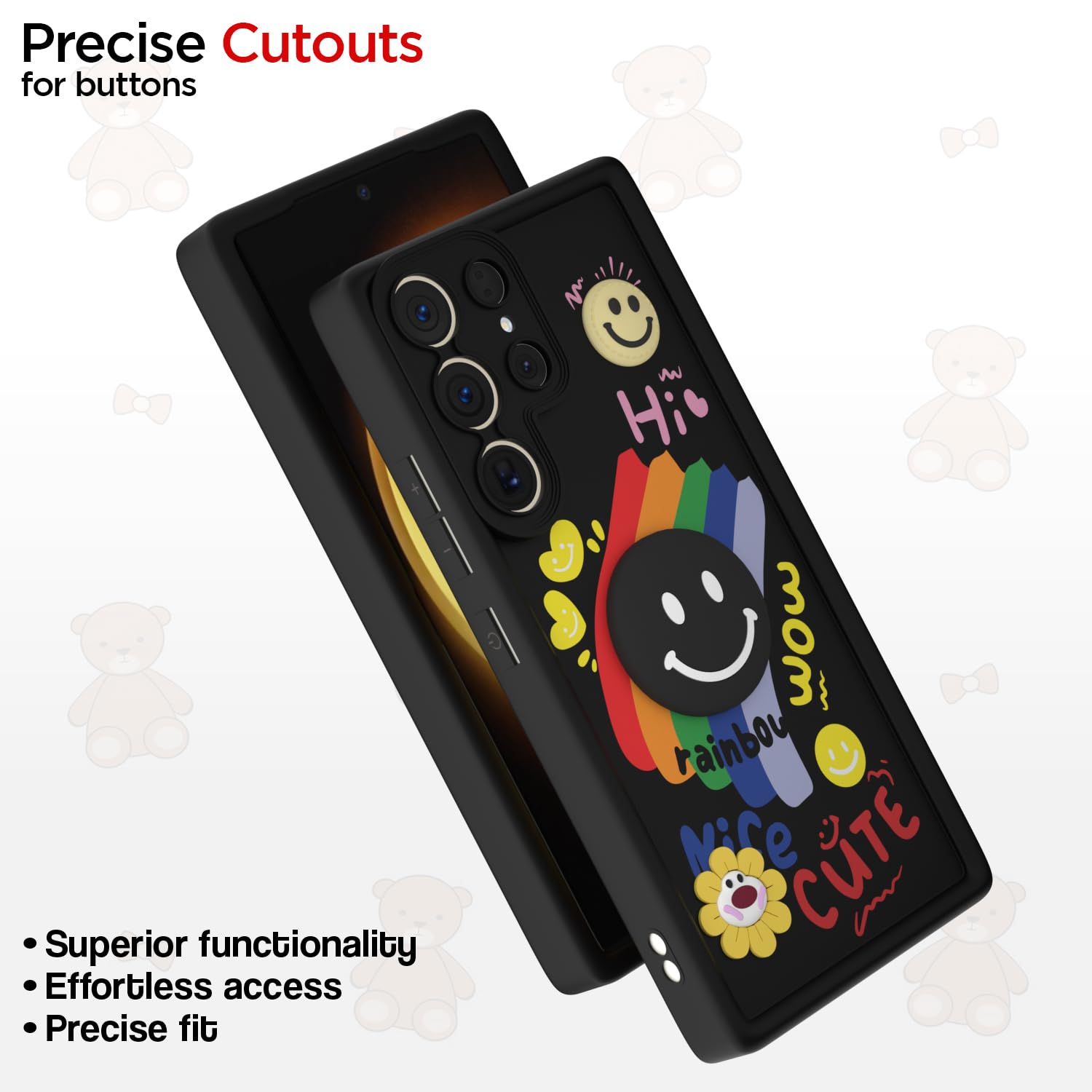 Pikkme Samsung S23 Ultra 5G Soft Silicone black back cover – photo 6