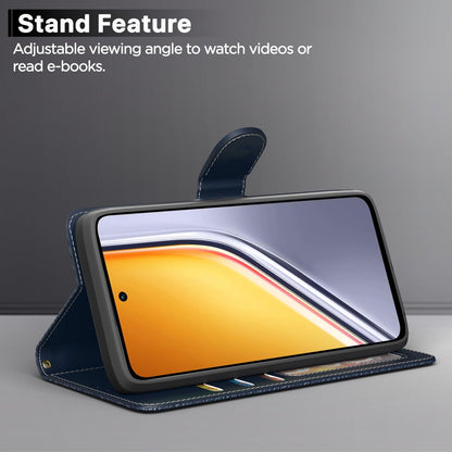 Blue mobile flip cover for Realme Narzo 80x/P3x/14X 5G – Pikkme – photo 3
