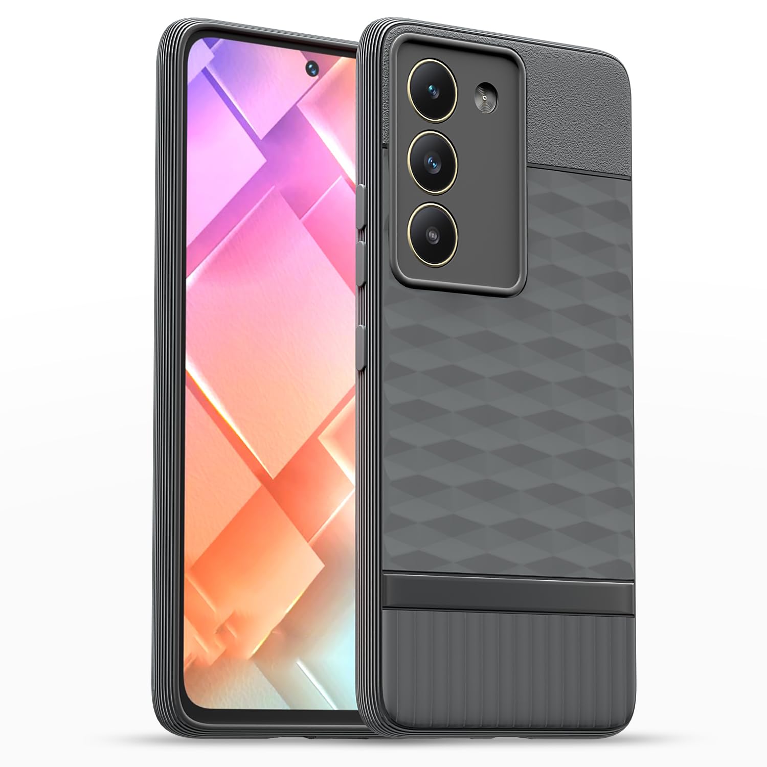  Vivo T3 5G / Vivo Y200e 5G Gencase Back Cover - Grey