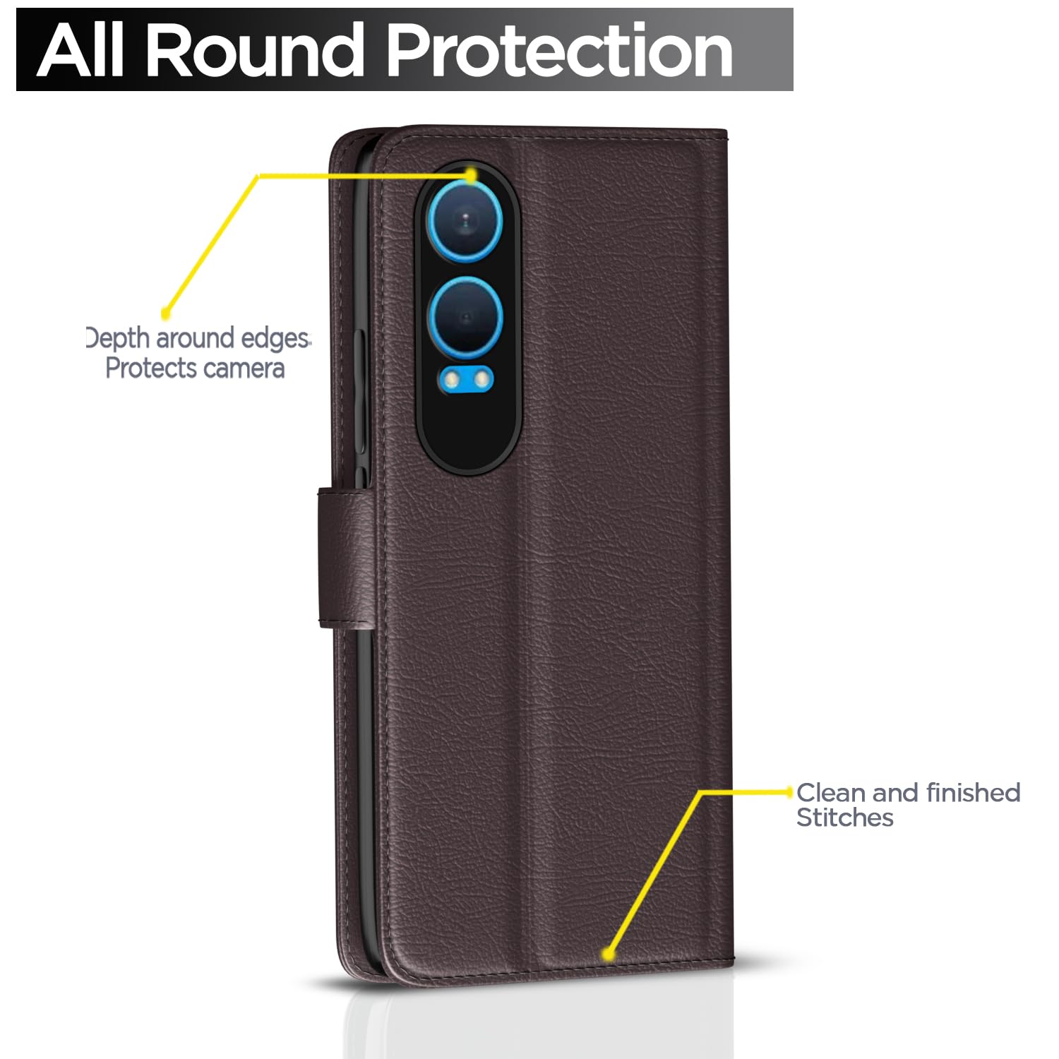 Pikkme coffee Wallet flip case for OnePlus Nord CE 4 Lite 5G – photo 4