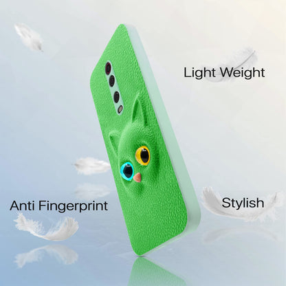 Redmi K20/K20 Pro Cat back cover in green by Pikkme – photo 5