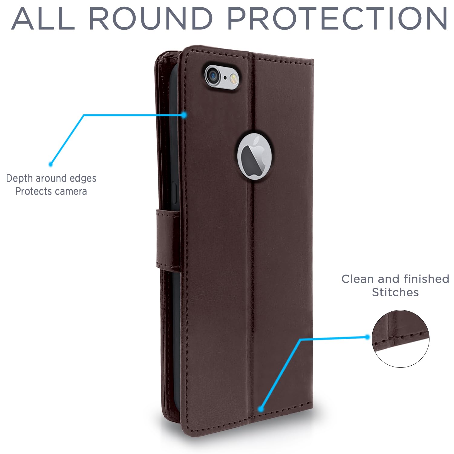 Pikkme iPhone 6/6S coffee flip cover – photo 4
