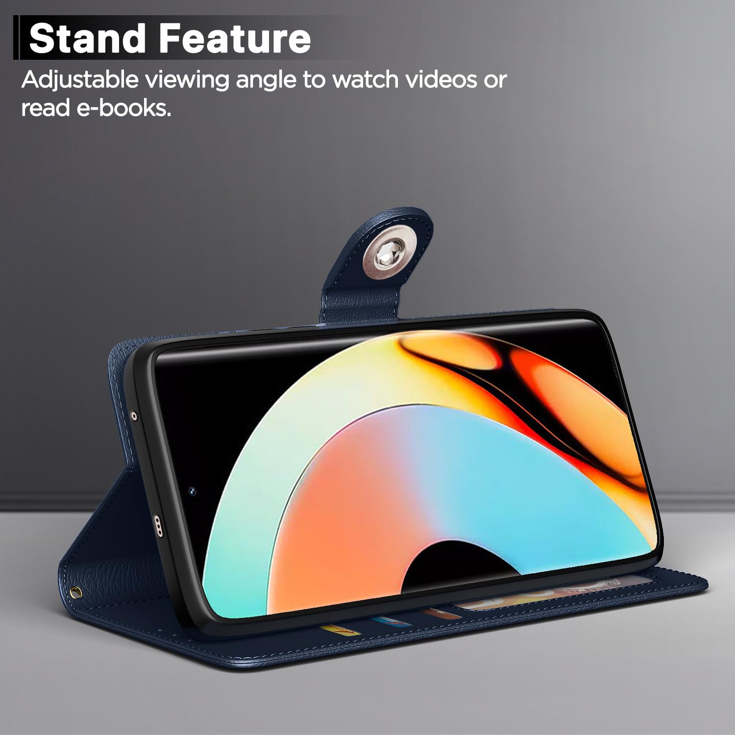 Blue Button flip cover for Realme 10 Pro Plus 5G – Pikkme – photo 3