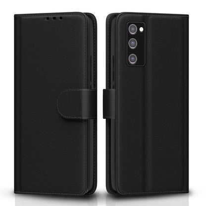 Samsung S20 FE/S20 FE 5G Wallet flip case in black by Pikkme