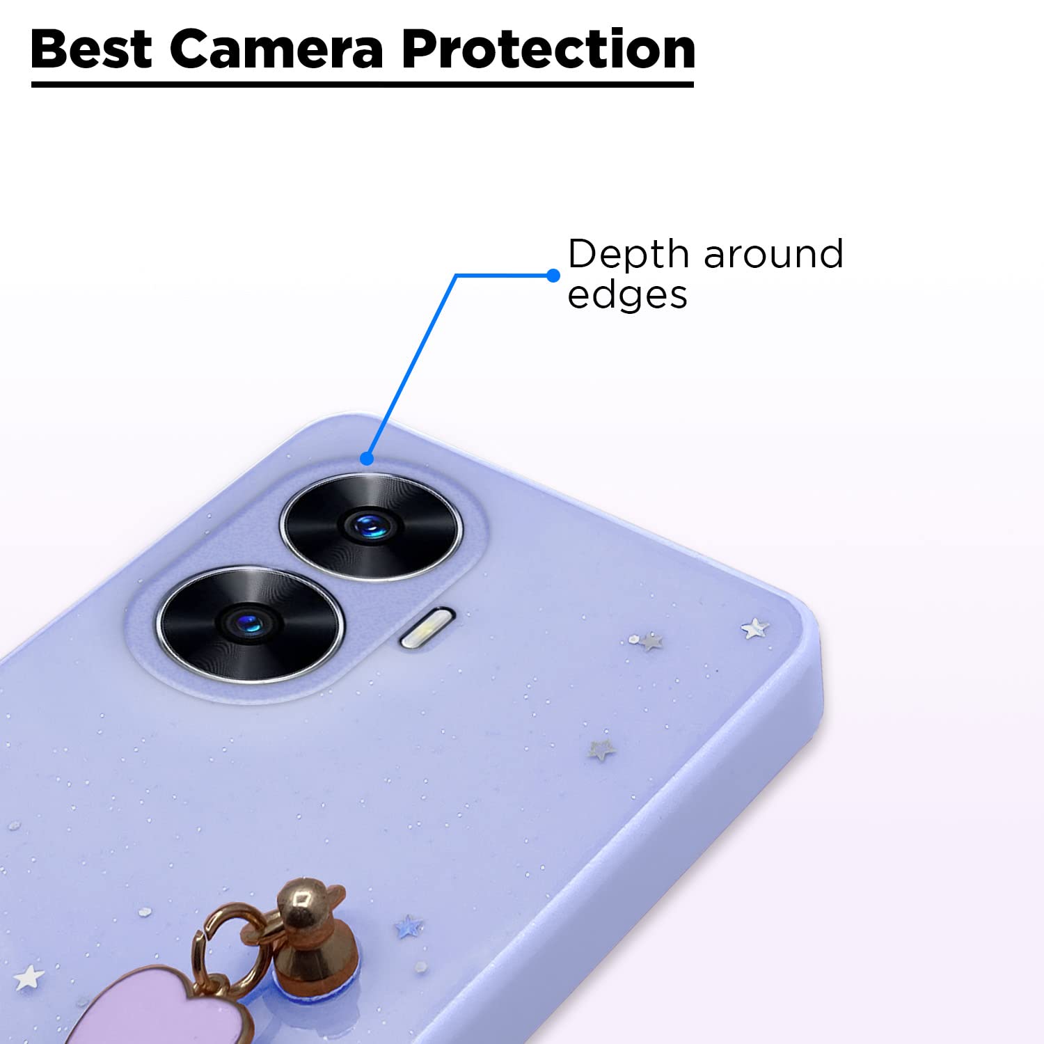 Pikkme purple Chain mobile back cover for Realme Narzo N55/C55 – photo 2