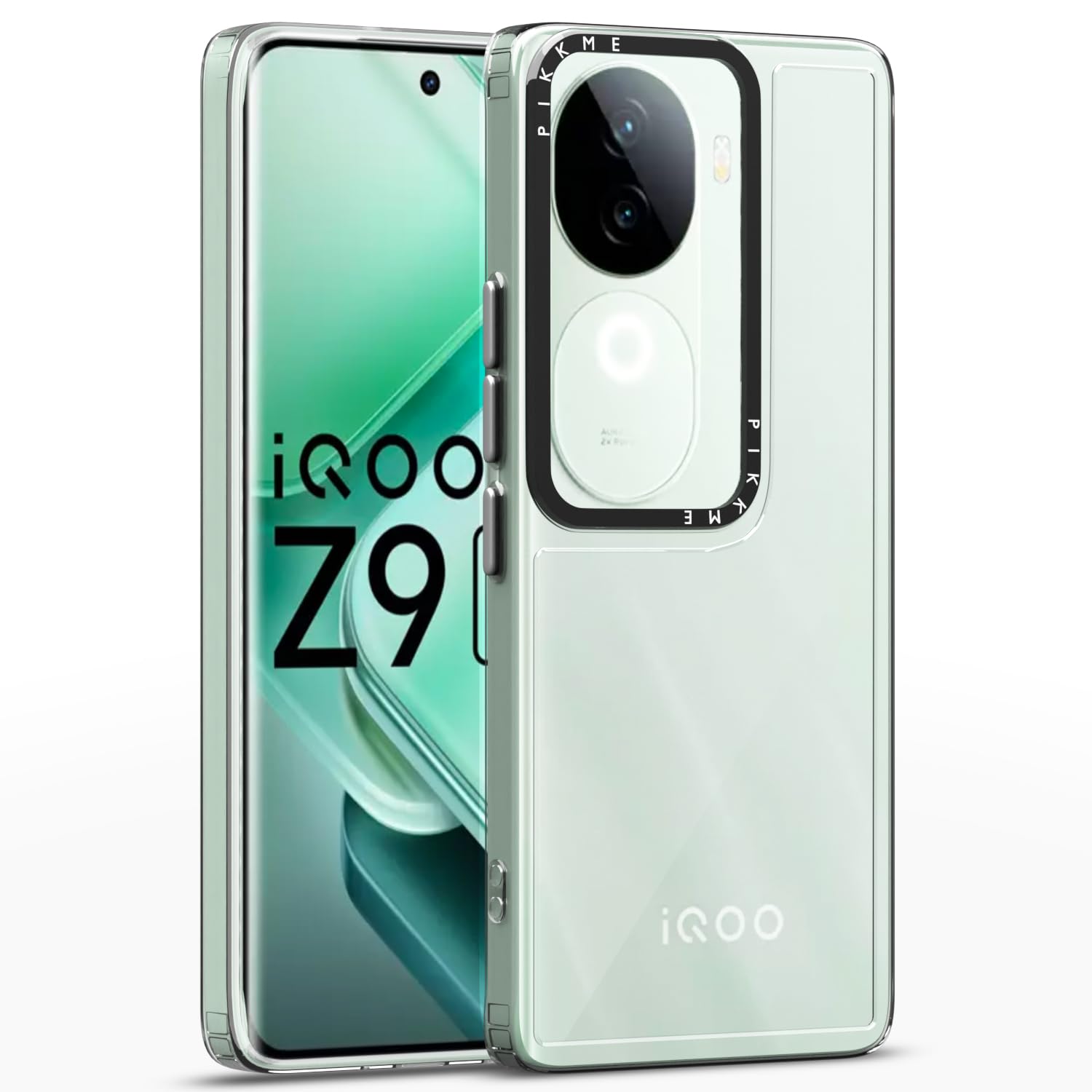 Pikkme iQOO Z9s 5G Transring Back Cover (Transparent)