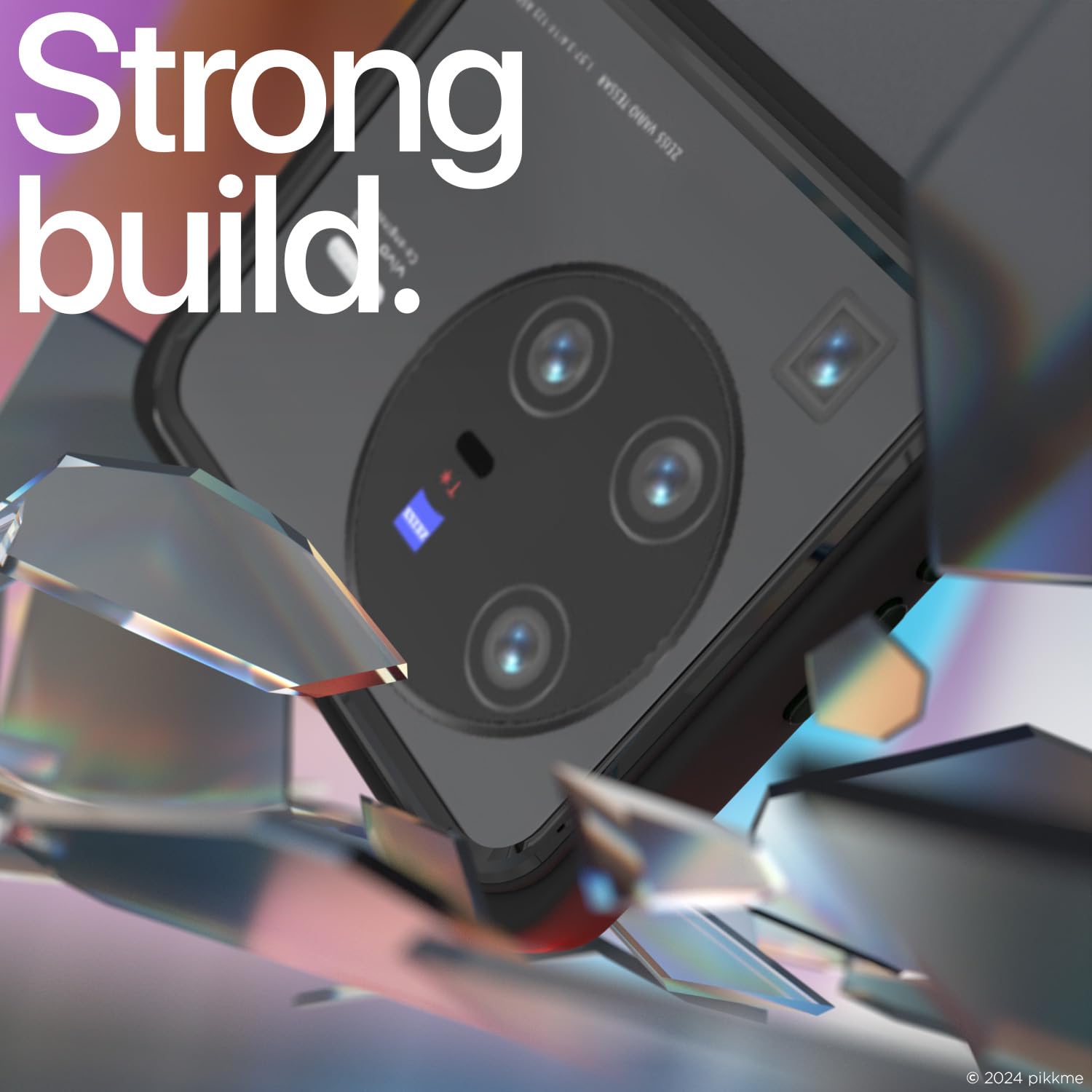 Pikkme black Chrome mobile back cover for Vivo X80 Pro – photo 6