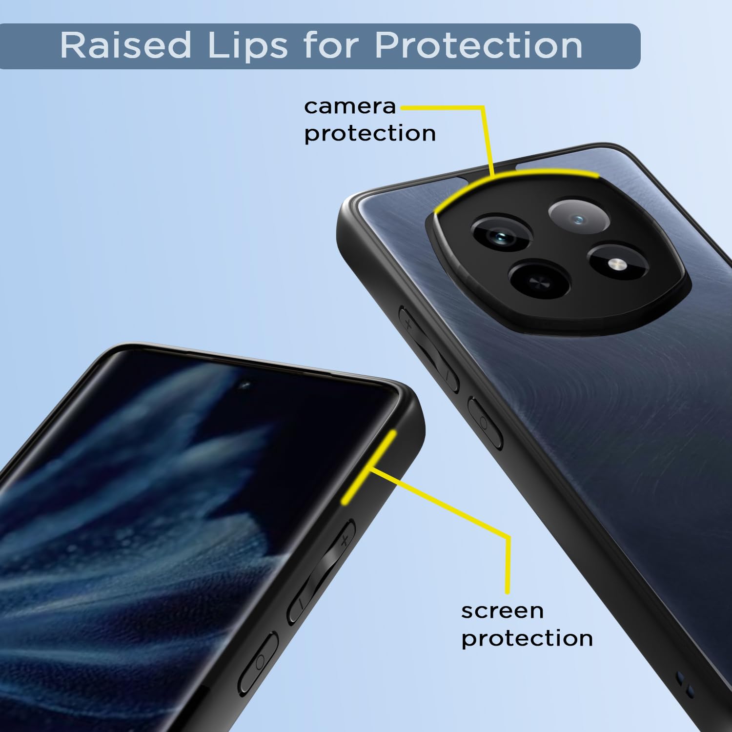 Realme P2 Pro 5G Hybrid mobile cover in black by Pikkme – photo 4