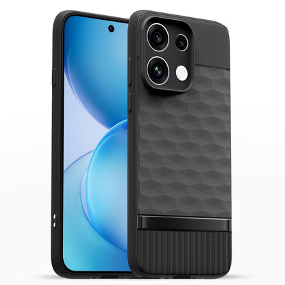 Black Silicone mobile cover for Oppo Reno 16c 5G – Pikkme