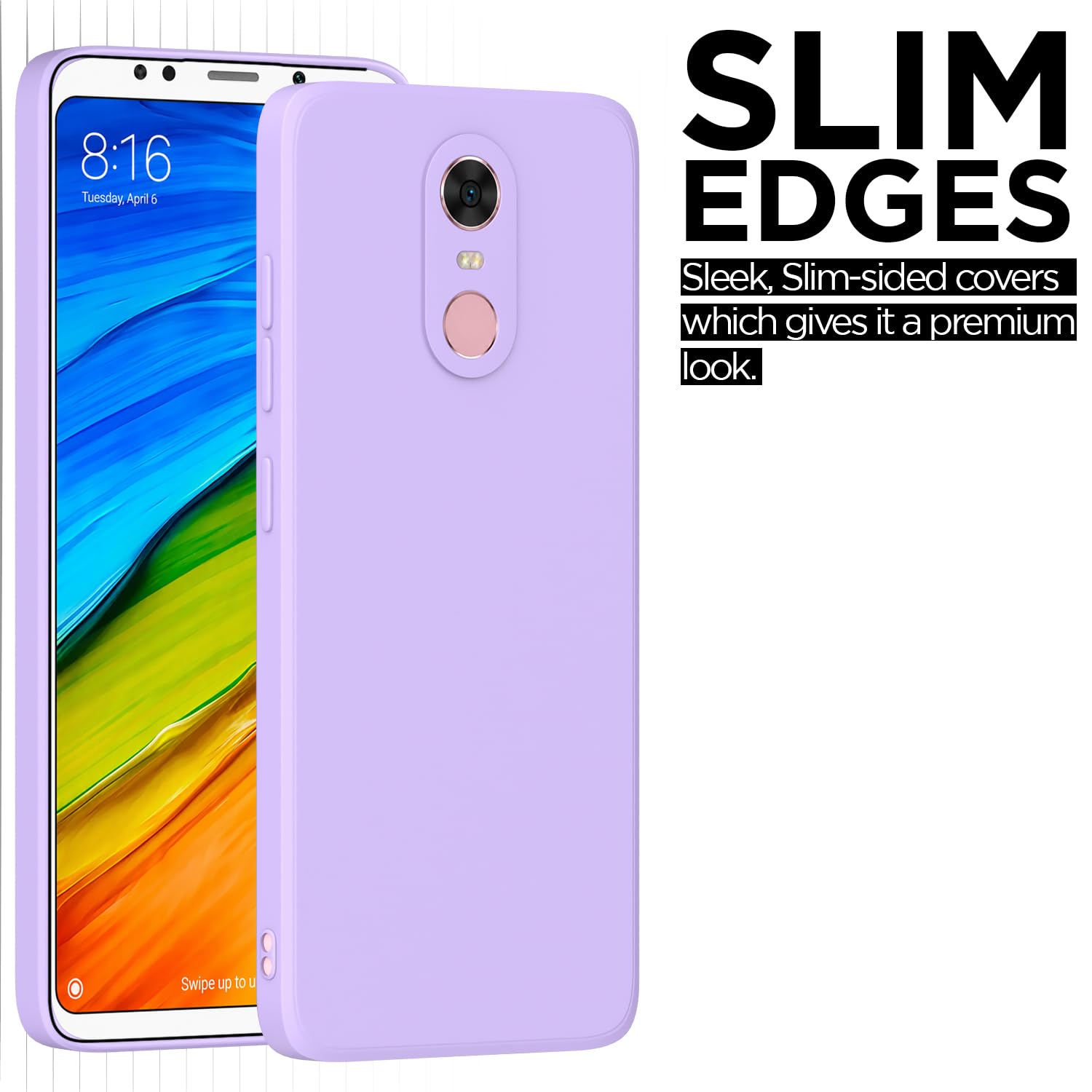 Redmi Note 5 mobile back cover in purple by Pikkme – photo 6
