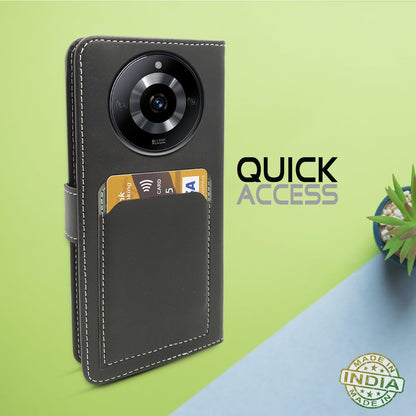 Grey Magnetic flip case for Realme Narzo 60 5G – Pikkme – photo 4