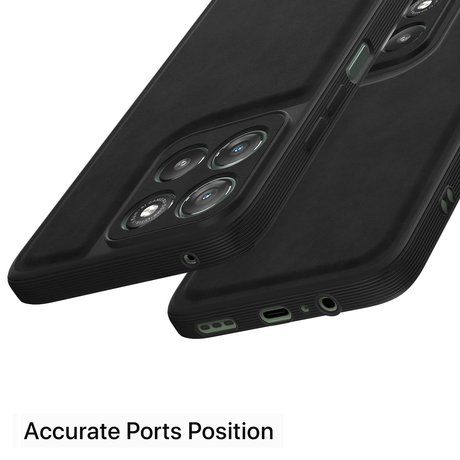 Pikkme black mobile cover for Moto G67 Power/G57 Power 5G – photo 4