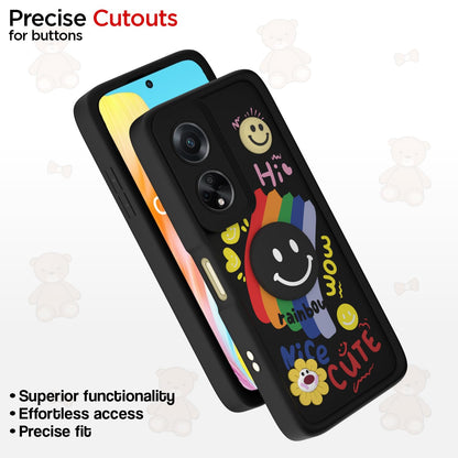 Oppo F23 5G Soft Silicone phone cover in black by Pikkme – photo 6