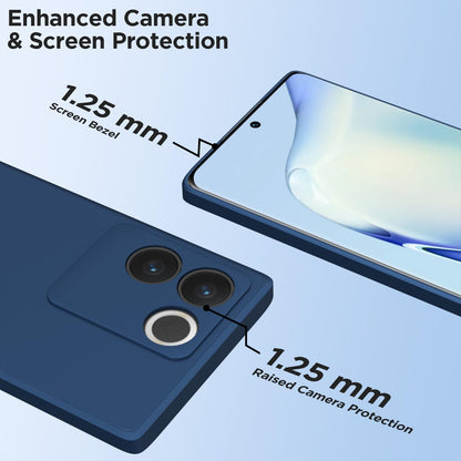 Pikkme blue Matte mobile back cover for iQOO Z7 Pro 5G – photo 6