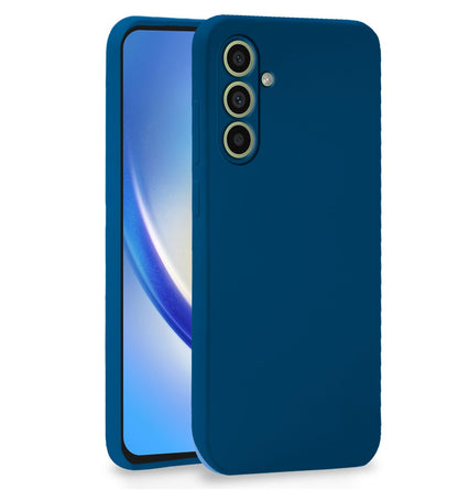 Pikkme blue mobile back cover for Samsung A34 5G