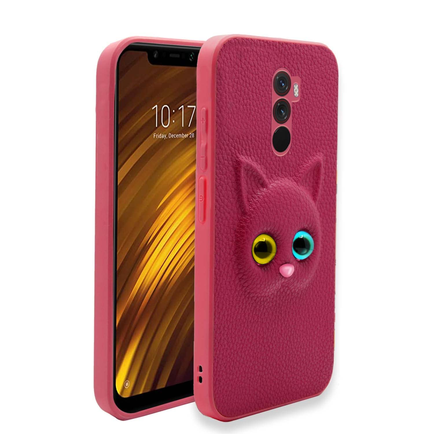 Pink mobile back cover for Mi Poco F1 – Pikkme