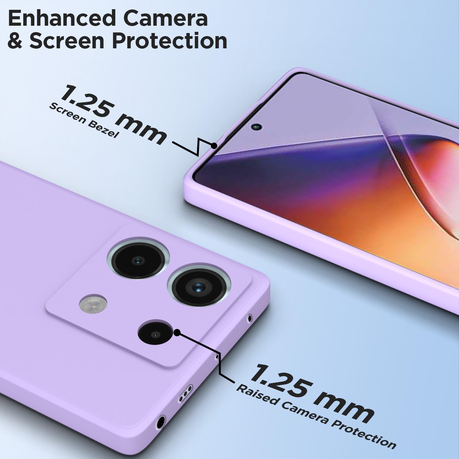 Pikkme Redmi Note 13 Pro 5G Matte purple phone cover – photo 6