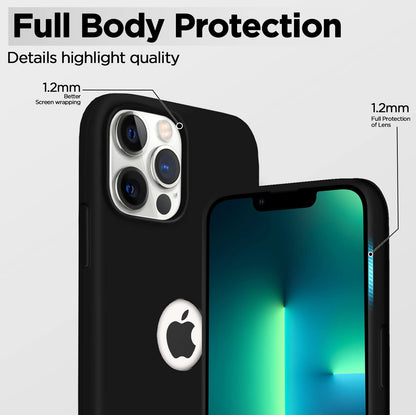 Pikkme iPhone 13 Pro Max Soft Silicone black mobile back cover – photo 3