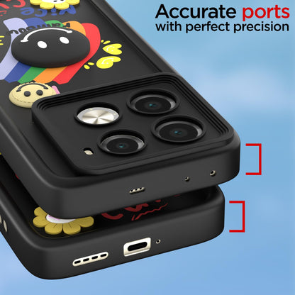 Infinix Note 40 Pro 5G Soft Silicone phone cover in black by Pikkme – photo 4