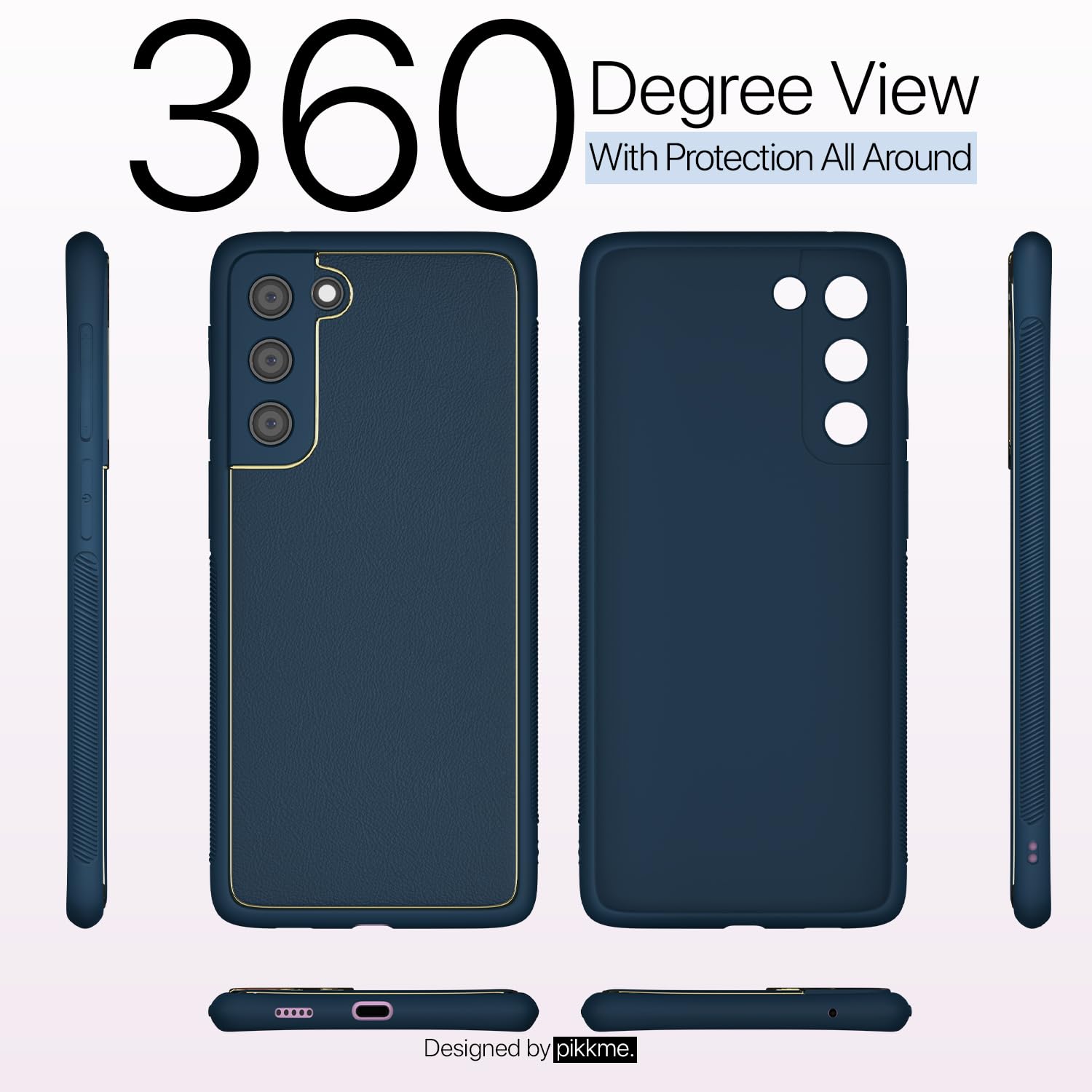 Pikkme Samsung S21 FE 5G blue mobile back cover – photo 3