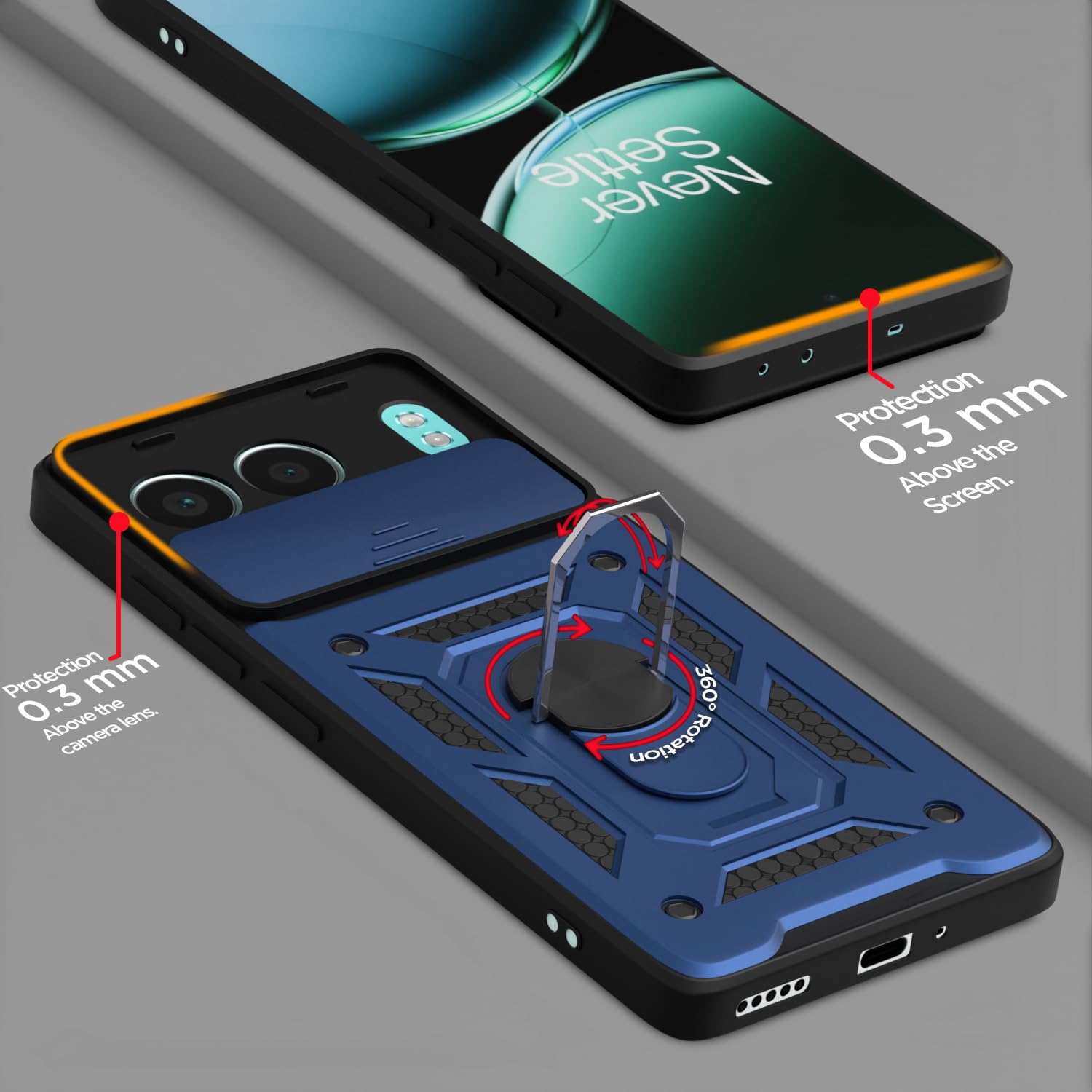 Pikkme blue back cover for OnePlus Nord 4 5G – photo 4