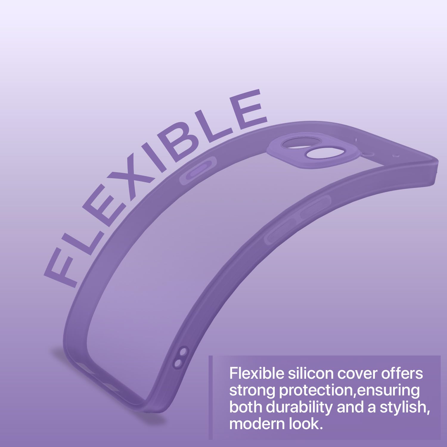 Nothing Phone 2A/Phone 2A Plus Clear mobile back cover in purple by Pikkme – photo 7