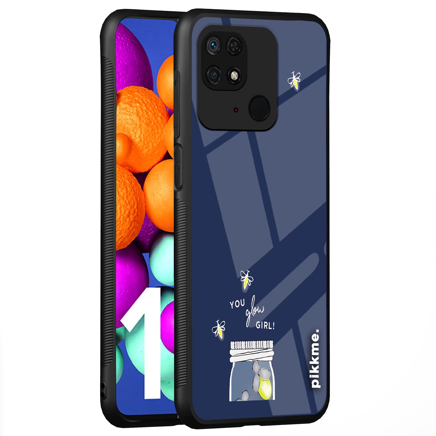 Pikkme Redmi 10/10 Power Hybrid mobile back cover
