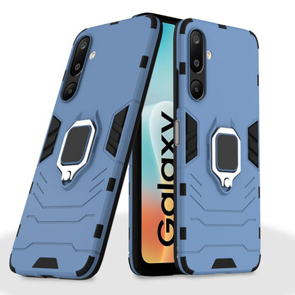 Pikkme Samsung Galaxy M16 5G D5 Tough Armor Back Cover (Blue)