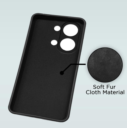 Black Liquid Silicone back cover for OnePlus Nord 3 5G – Pikkme – photo 2
