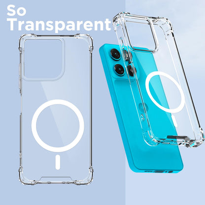 Moto g37 Power/g57 Power/g67 Power phone cover in transparent mag-safe by Pikkme – photo 2