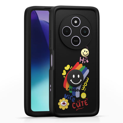 Redmi A4/14C/Poco C75 5G Soft Silicone mobile cover in black by Pikkme