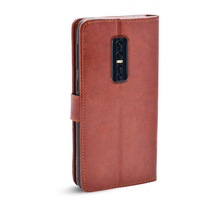 Pikkme Vivo V17 Pro brown wallet flip cover – photo 4