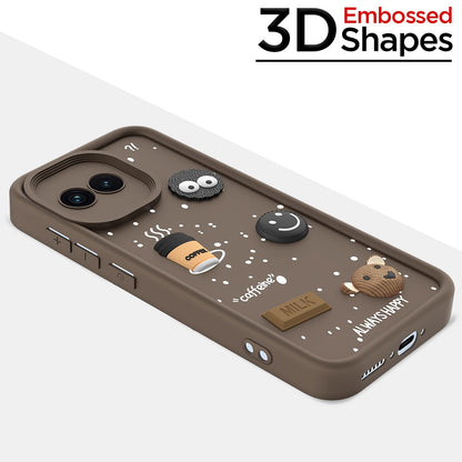 Pikkme brown Silicone mobile back cover for iQOO 15R 5G/3D – photo 3