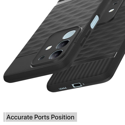 Pikkme Vivo T4x 5G Shockproof Soft Flexible Gencase Back Cover (Black)