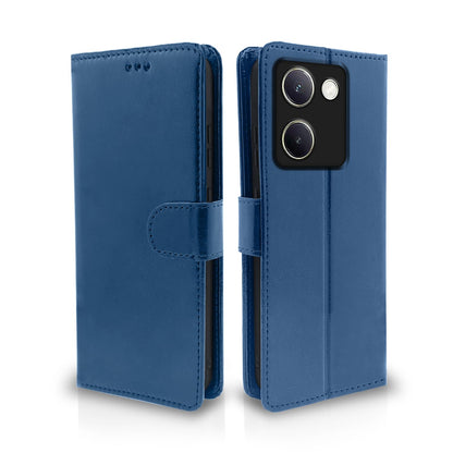 Blue Wallet flip cover for Vivo Y200 Pro 5G – Pikkme