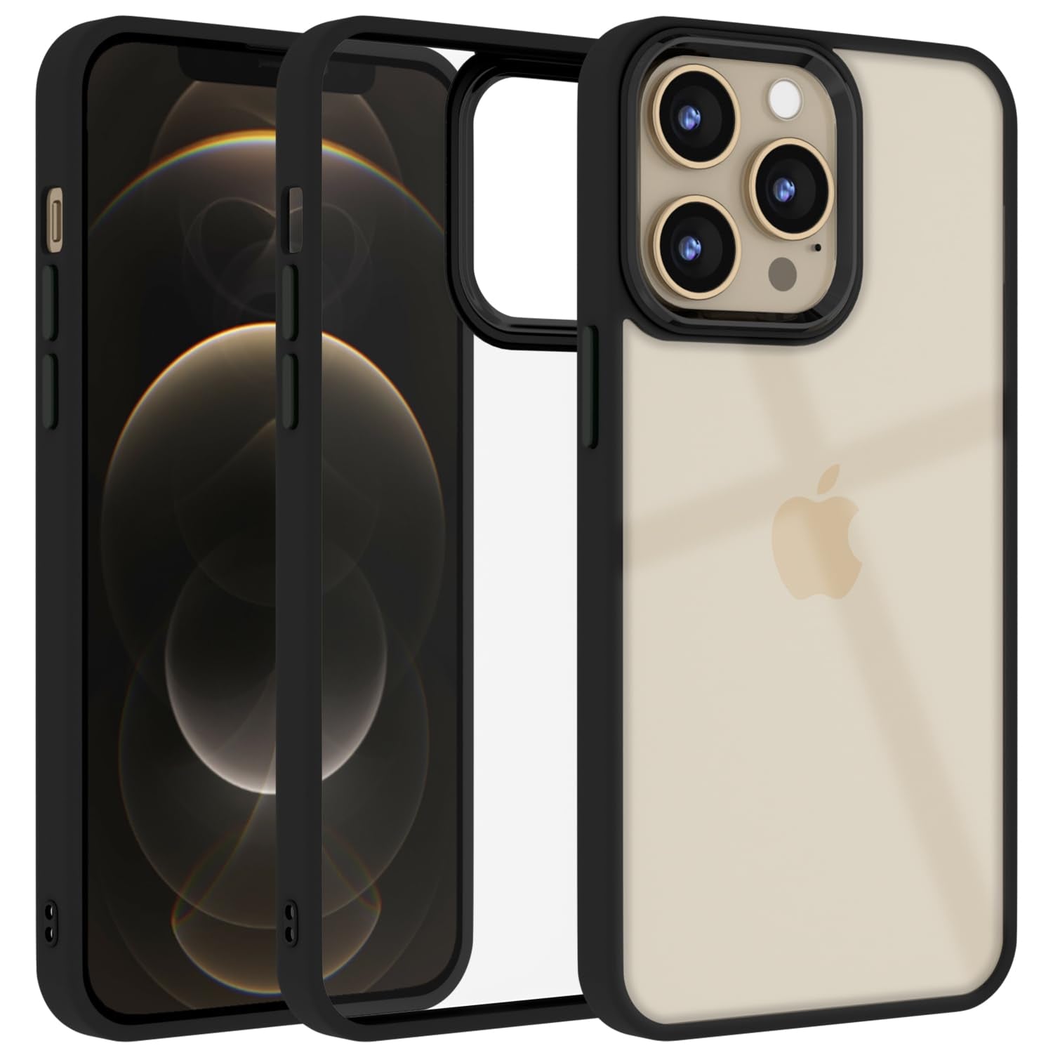 Pikkme black phone cover for iPhone 12 Pro Max