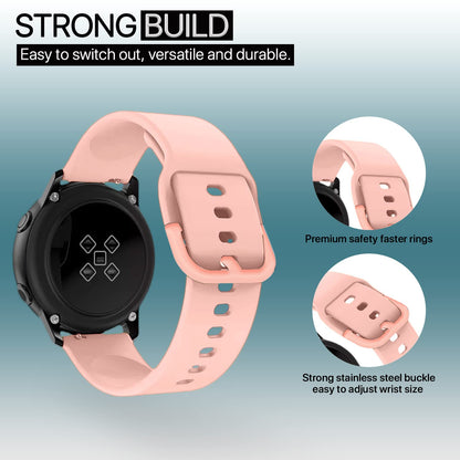 Pikkme Silicone Watch Strap Compatible (Baby Pink) – photo 3