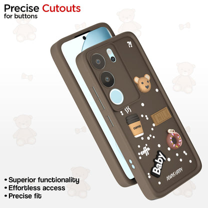 Pikkme brown back cover for Vivo Y29 5G/Y19s 5G/3D – photo 6