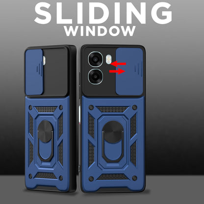 Pikkme Oppo A6X 5G/360 D10 Camera Shield blue mobile cover – photo 2