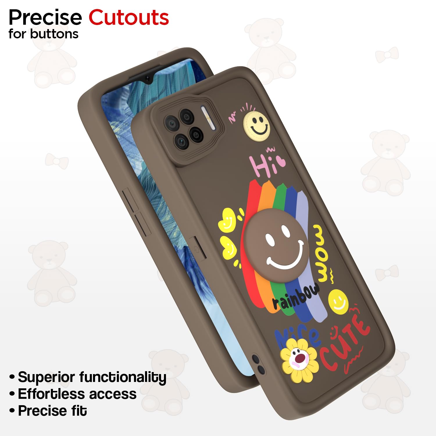 Brown mobile cover for Oppo F17 – Pikkme – photo 6