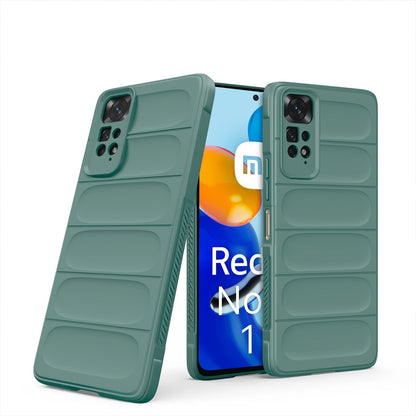 Pikkme Redmi Note 11 4G/Note 11S Liquid Silicone green phone cover