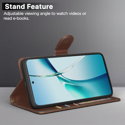 OnePlus Nord CE 4 Lite 5G wallet flip cover in tan by Pikkme – photo 3