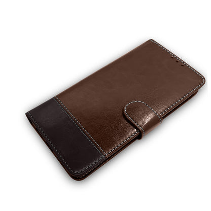 Pikkme itel P55 Contrast Flip Cover (Brown)