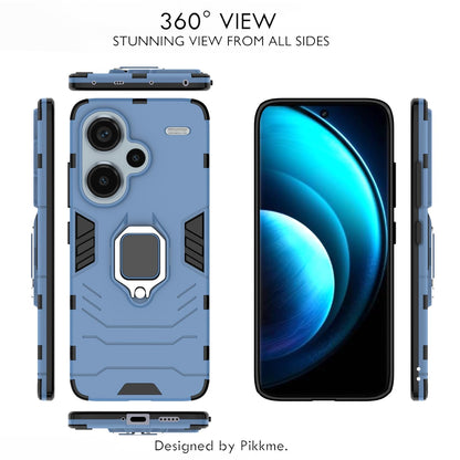 Redmi Note 13 Pro Plus 5G D5 Tough Armor mobile back cover in blue by Pikkme – photo 3