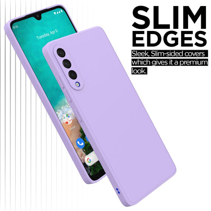 Pikkme Mi A3 Liquid Silicone purple phone cover – photo 7