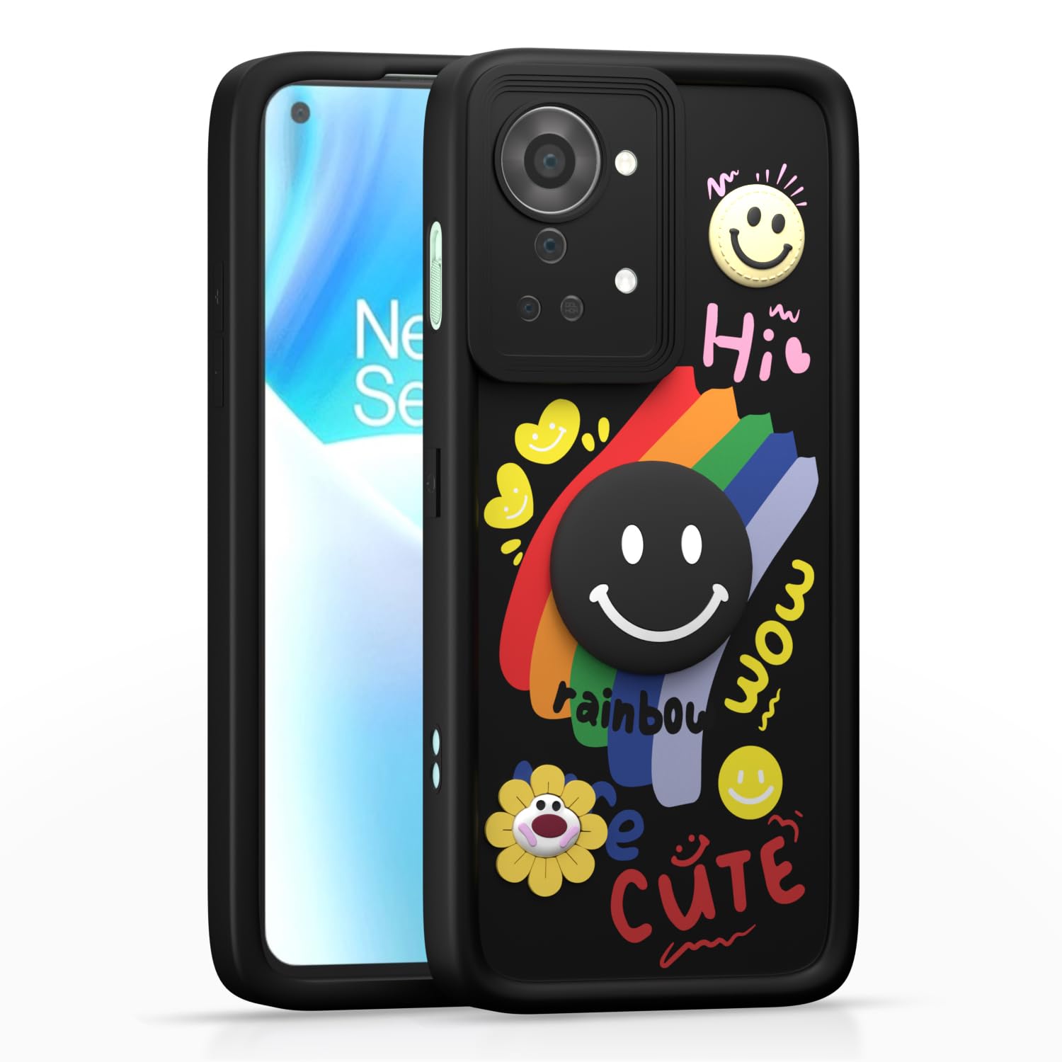 Black back cover for OnePlus Nord 2T 5G – Pikkme