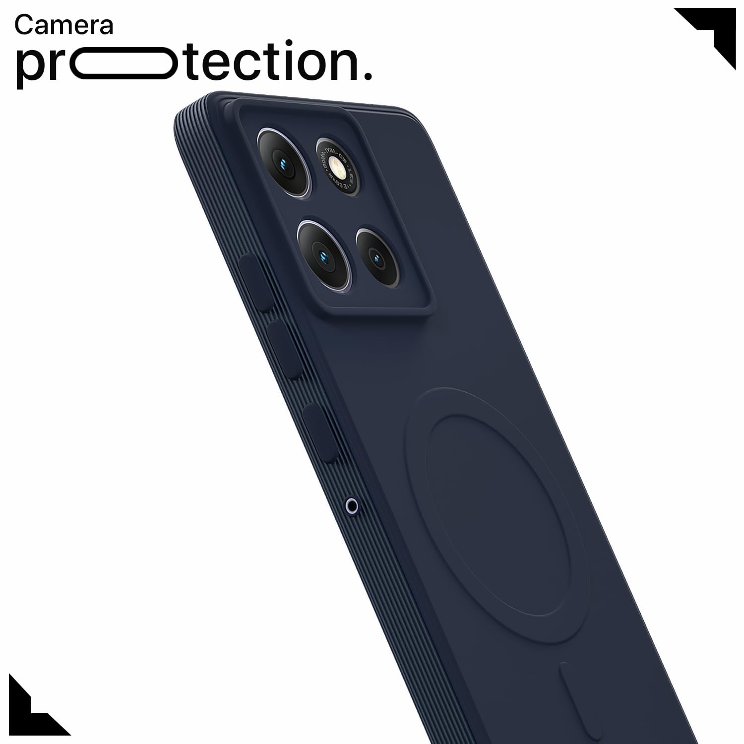 Pikkme blue MagSafe mobile cover for Moto G86 Power 5G – photo 5